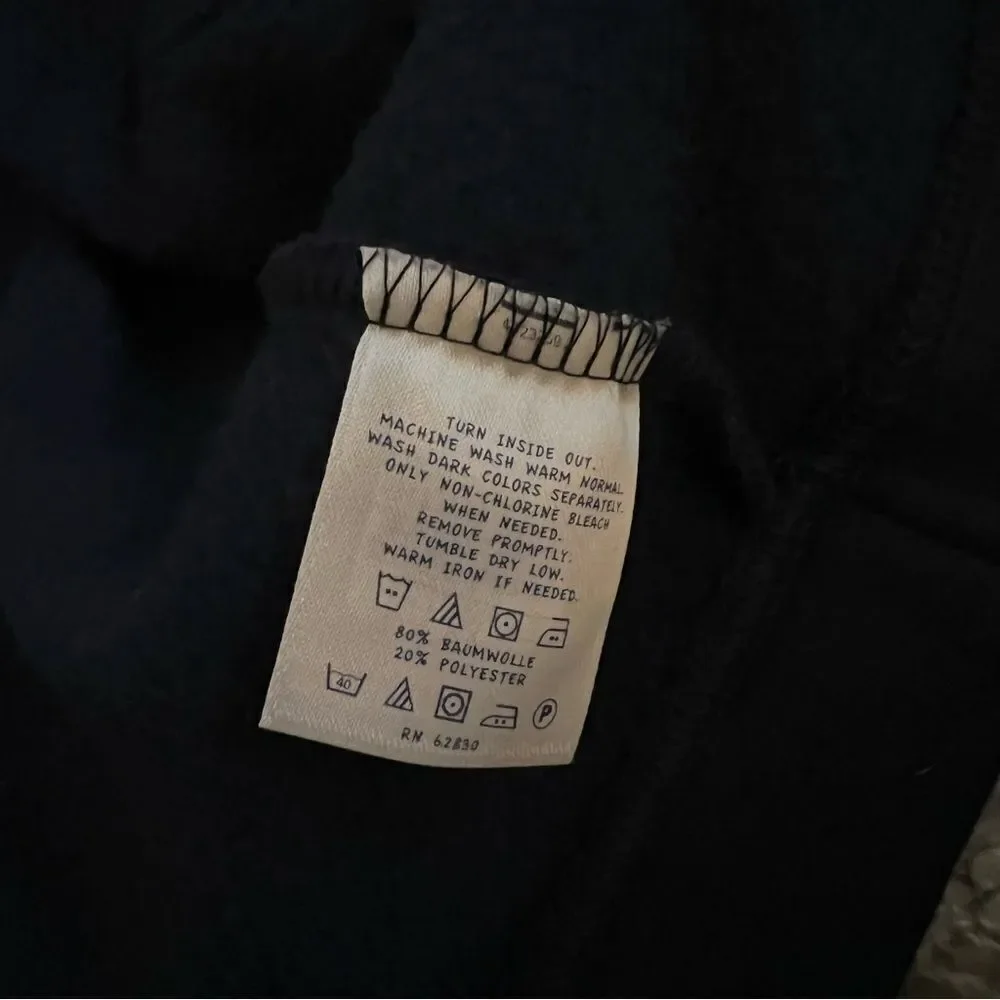 Navy Button-Up Jacket lands end - Picture 4 of 8